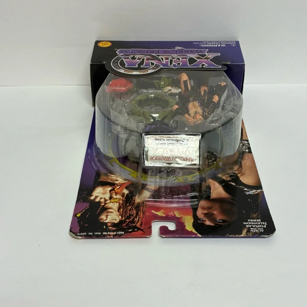 Xena Warrior Princess Action Figure: Velasca with Tribal Mask & Ambrosia Cave